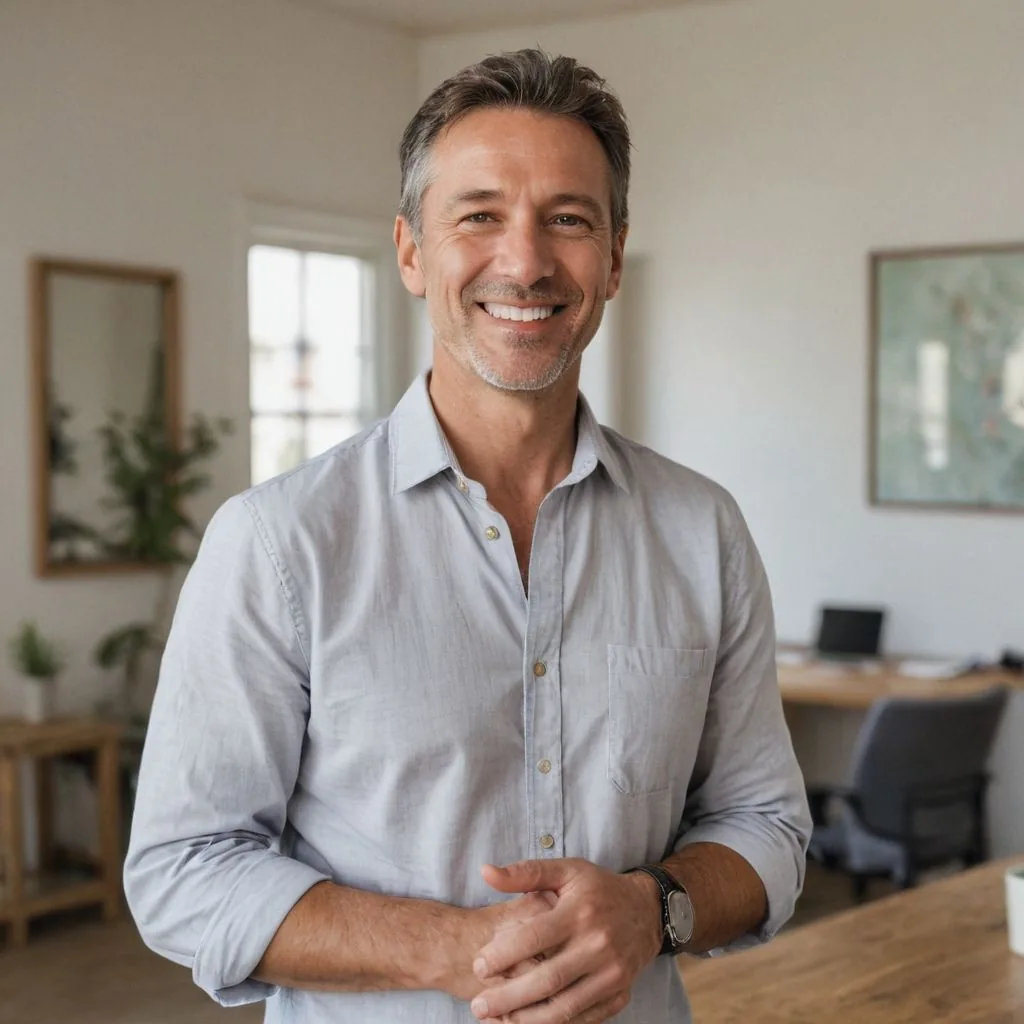50 year old man small business owner